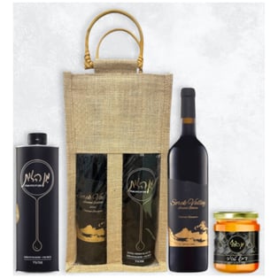 תיק יוטה בקבוקים