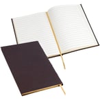 מחברת A5 יוקרתית עם כריכת PU דמוי עור - 96 דפים