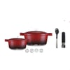 Luxury Red Cookware Set - Perfect Corporate Gift
