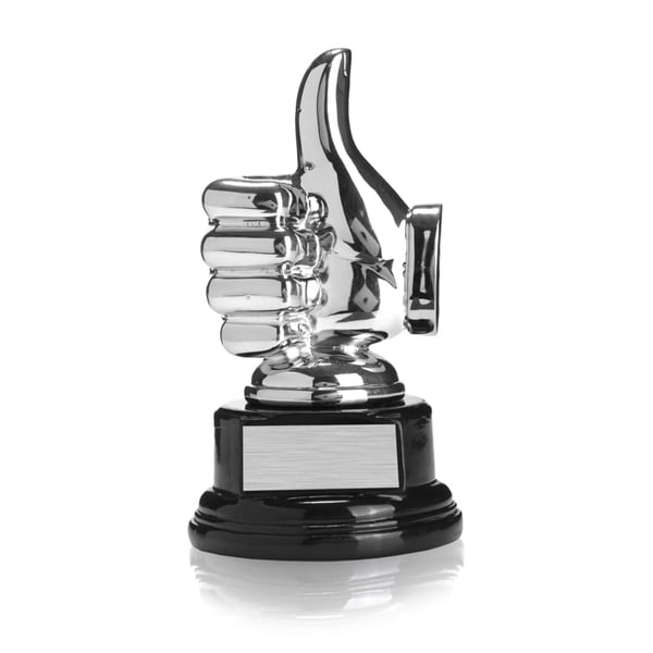 Thumbs Up Trophy - Appreciated Corporate Gift