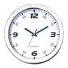 שעון קיר מעוצב ביג-בן עם מסגרת מתכת וזכוכית, קוטר 36 ס"מ