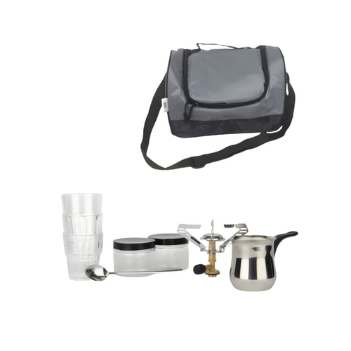 ערכת קפה לשטח עם אביזרי הברגה איכותיים