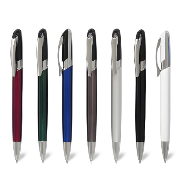 Metallic Ballpoint Pen - Modern Piston Design