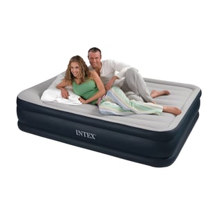 מיטת אירוח זוגית דגם DELUXE PILLOW עם משאבה חשמלית מובנית