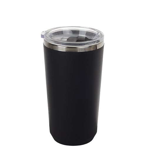 ספל תרמי עשוי נירוסטה עם ציפוי פלסטי חיצוני - 500 מ"ל