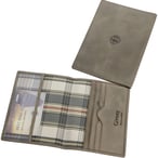 כיסוי עור איכותי לדרכון בגוון כאמל מבית גבעוני