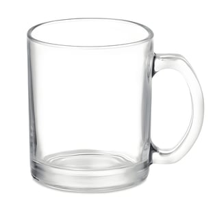 כוס זכוכית מבריקה להדפסה סובלימטיבית בנפח 300 מ״ל