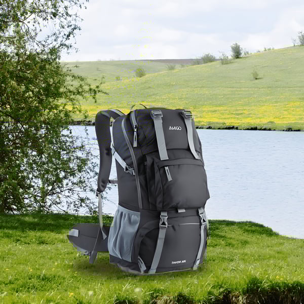 תרמיל AMIGO TAVOR 50L של חברת Go Nature עם מערכת גב מתקדמת