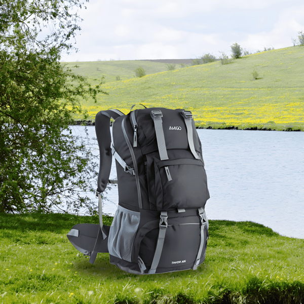 תרמיל AMIGO TAVOR 50L של חברת Go Nature עם מערכת גב מתקדמת