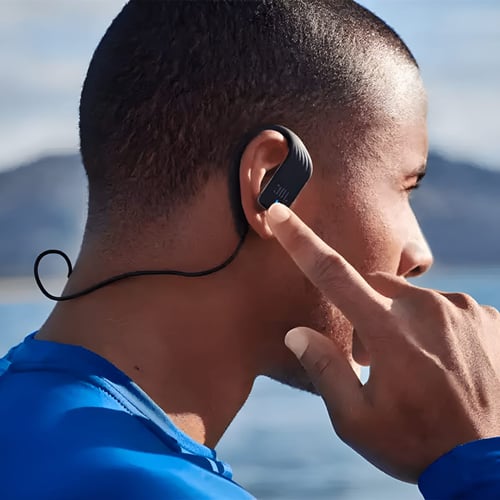 אוזניות ספורט אלחוטיות JBL Endurance Sprint עם עמידות מים