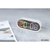 Digital Alarm Clock with LED Mirror Screen