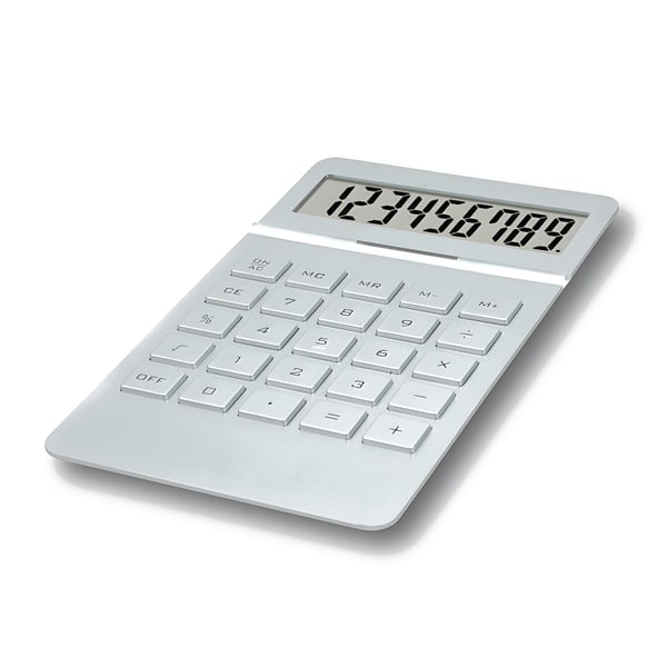 Sleek Desktop Calculator Displaying 10 Digits