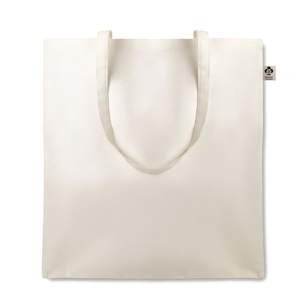 Eco-Friendly Organic Cotton Shopping Bag with Long Handles