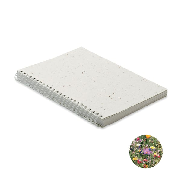 Eco-Friendly A5 Seed Paper Cover Notebook