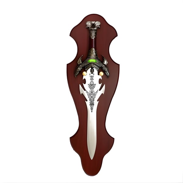 Decorative Sword on Wooden Plaque, 44cm