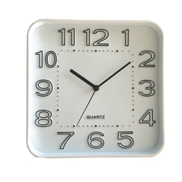 שעון קיר מרובע שקט - מתנה עסקית מוערכת