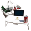 סלסלת פיקניק מתקפלת עם שולחן נשלף ותא צידנית