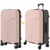 FLEX - 360 SPINNER המזוודה המתקפלת הדקה ביותר בעולם 29'' של מותג המזוודות החכמות Rollink - ורוד