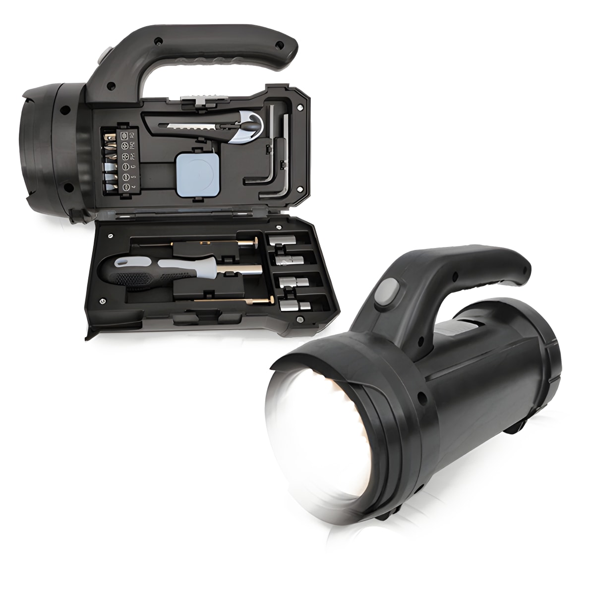 ערכת פנס לד רב-תכליתית עם 17 כלי עבודה מבית רייבוקס