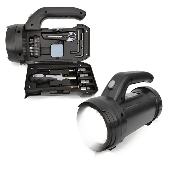 Multi-Purpose LED Flashlight Set with 17 Tools by Raybox