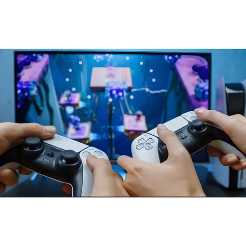 חווית קונסולת PlayStation 5: כלול עם בקרים ודרגון מטען מהיר