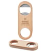 Stainless Steel Speed Bottle Opener with Bamboo Finish