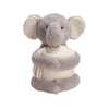 Winter-Clad Elephant Figurine