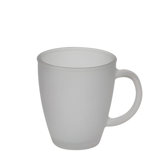 ספל זכוכית איכותי 350 מ"ל עם ידית לשתייה חמה