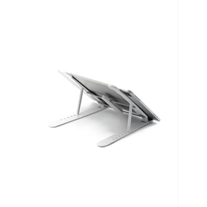 Foldable Desktop Stand for Laptop and Tablet - Metal and Plastic