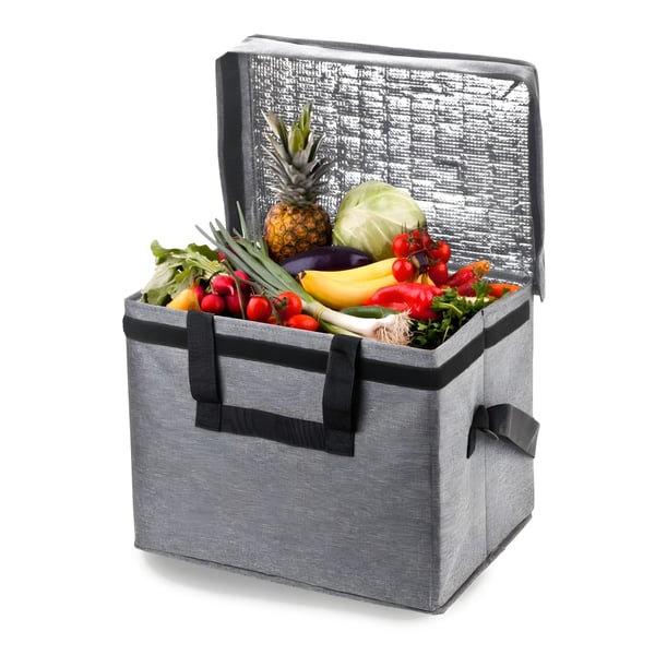 צידנית משפחתית מתקפלת ונוחה בנפח 40 ליטר לחיסכון במקום