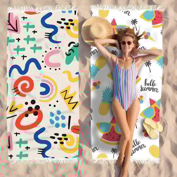 לונג חמאם יחיד עם פרנזים מבד ספאן