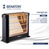 Quartz Heater with 4 Spirals by BENATON for Maximum Heating
