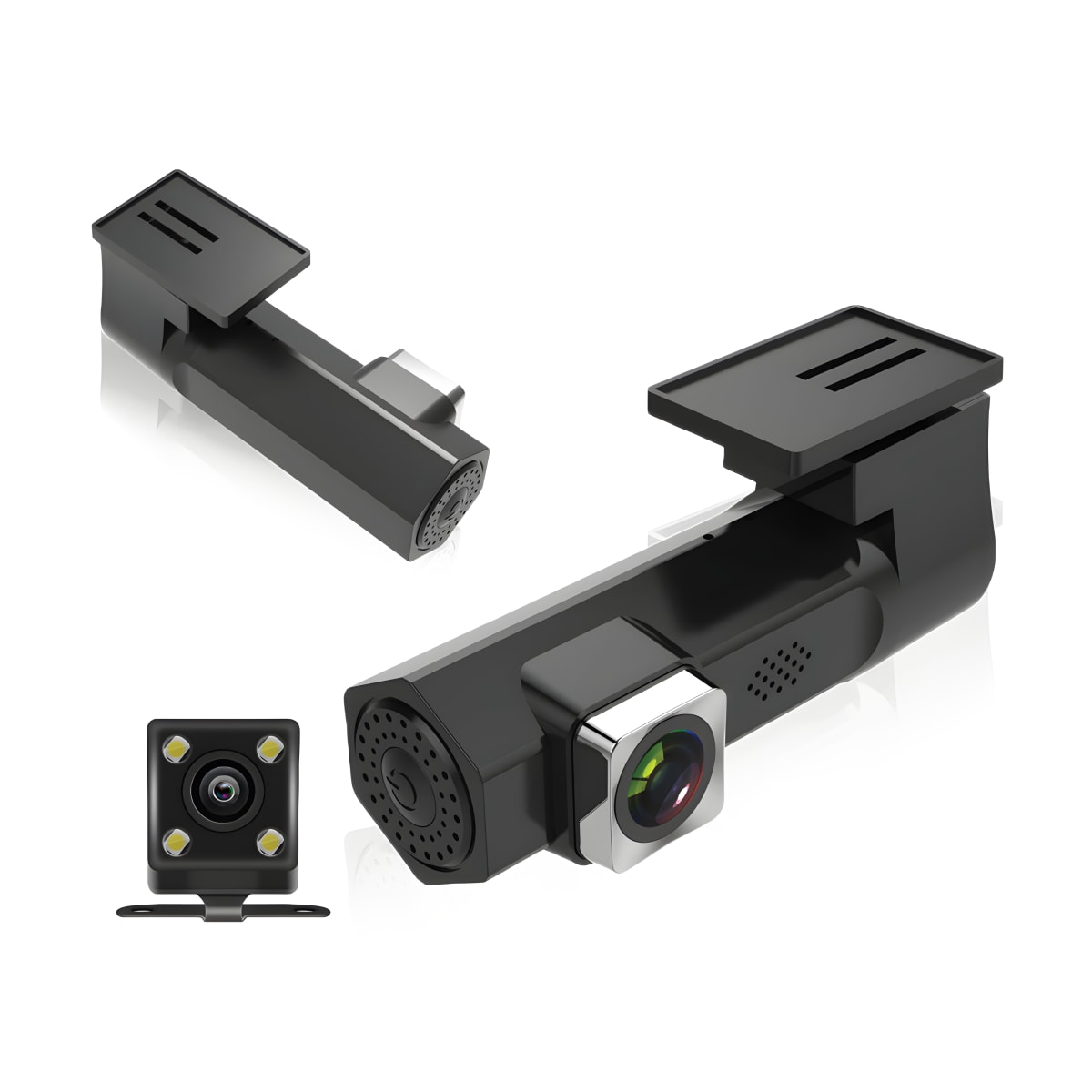 קיט מצלמות רכב קדמית ואחורית בטכנולוגיית WIFI