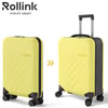 FLEX - 360 SPINNER המזוודה המתקפלת הדקה ביותר בעולם עליה למטוס 21'' של מותג המזוודות החכמות Rollink - צהוב