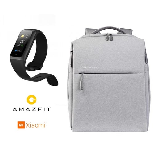 שעון חכם Amazfit Band 2 ותרמיל גב Mi City 20 ליטר מבית Xiaomi
