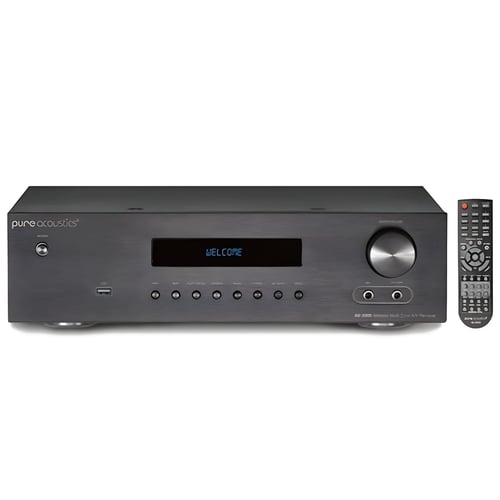 רסיבר בלוטוס' 5.1 עם 2 אזורים והספק 250W וכניסת מיקרופון