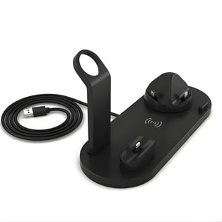 Universal Smart Black Wireless Charging Stand