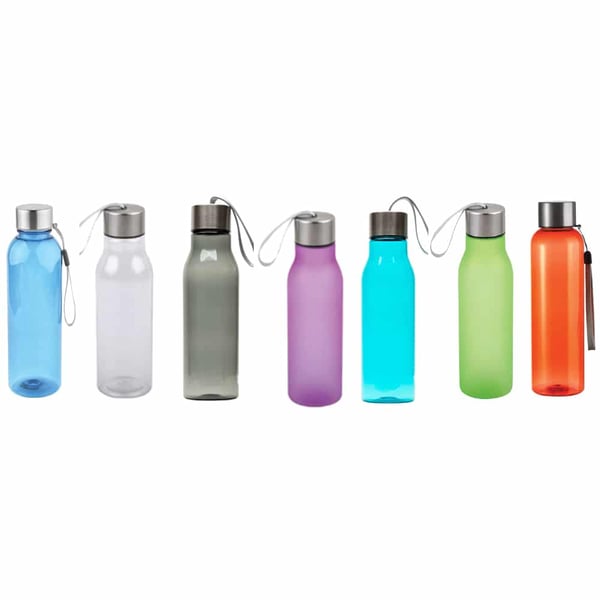 Flexible Tritan Bottle with Stainless Steel Cap and Carry Handle