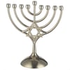 חנוכייה מתכת עם מגן דוד