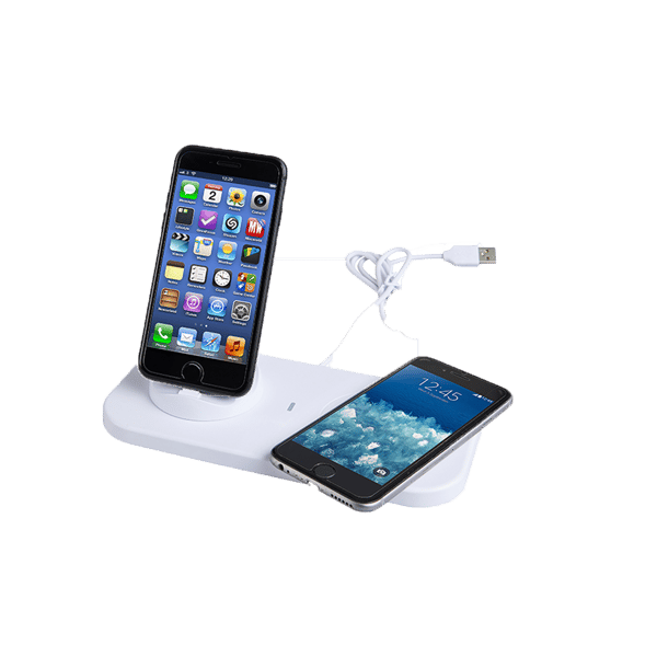 מטען אלחוטי לנייד עם טעינה מהירה ומסתובבת