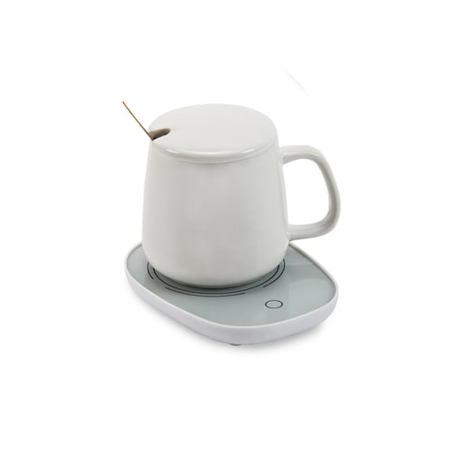 ערכת חימום USB יוקרתית עם ספל וכפית מתכת