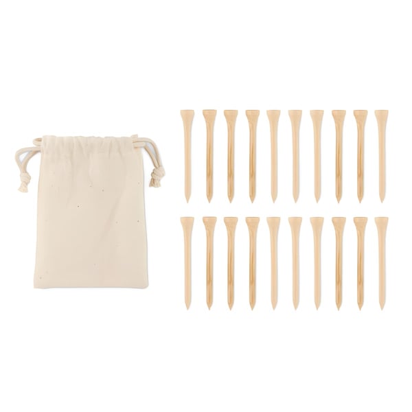 Luxury Bamboo Golf Tee Set