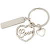 Luxury Keychain with LOVE Design and Branding Plate