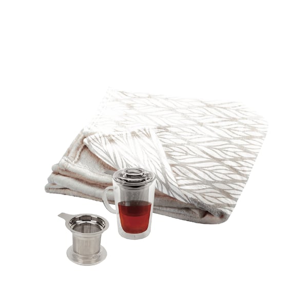 מארז מפנק לחורף: שמיכה וספל תה מעוצב