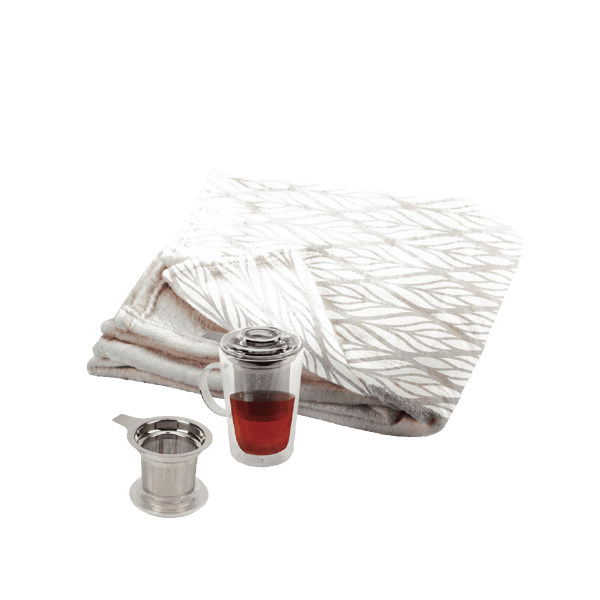 מארז מפנק לחורף: שמיכה וספל תה מעוצב