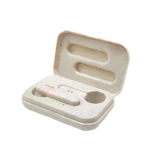 זוג אוזניות כפתור סביבתיות IN-EAR בטכנולוגיית TSW