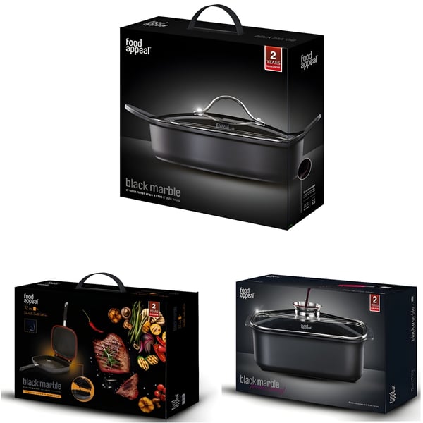 Healthy Cooking Cookware Set by FOOD APPEAL: Quality Pots and Pans
