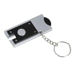 מחזיק מפתחות לד רב-תכליתי עם מטבע לעגלות