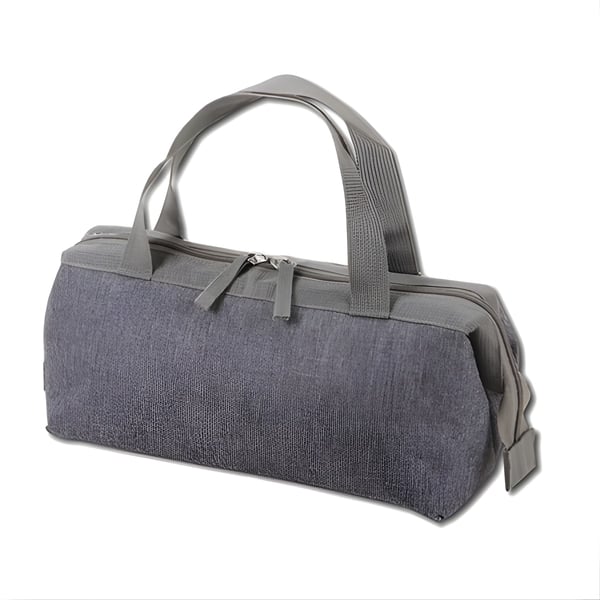 תיק נשיאה עמיד בגימור דנים אפור