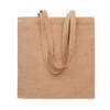 ZOLANG Eco-Friendly Jute Shopping Bag with Long Handles